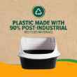 Picture of CAT LITTER BOX ARM & HAMMER Rimmed Wave Large - 18.7in x 15.5in x 10.6in