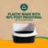 Picture of CAT LITTER BOX ARM & HAMMER Rimmed Wave Large - 18.7in x 15.5in x 10.6in