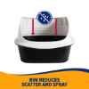 Picture of CAT LITTER BOX ARM & HAMMER Rimmed Wave Large - 18.7in x 15.5in x 10.6in