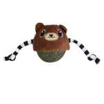Picture of TOY CAT QUIRKY KITTY Bobble Bear Catnip Bobbler