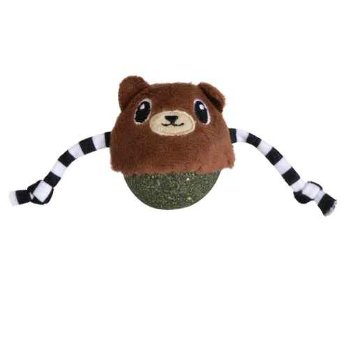 Picture of TOY CAT QUIRKY KITTY Bobble Bear Catnip Bobbler