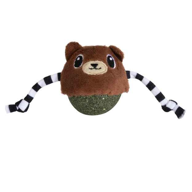Picture of TOY CAT QUIRKY KITTY Bobble Bear Catnip Bobbler