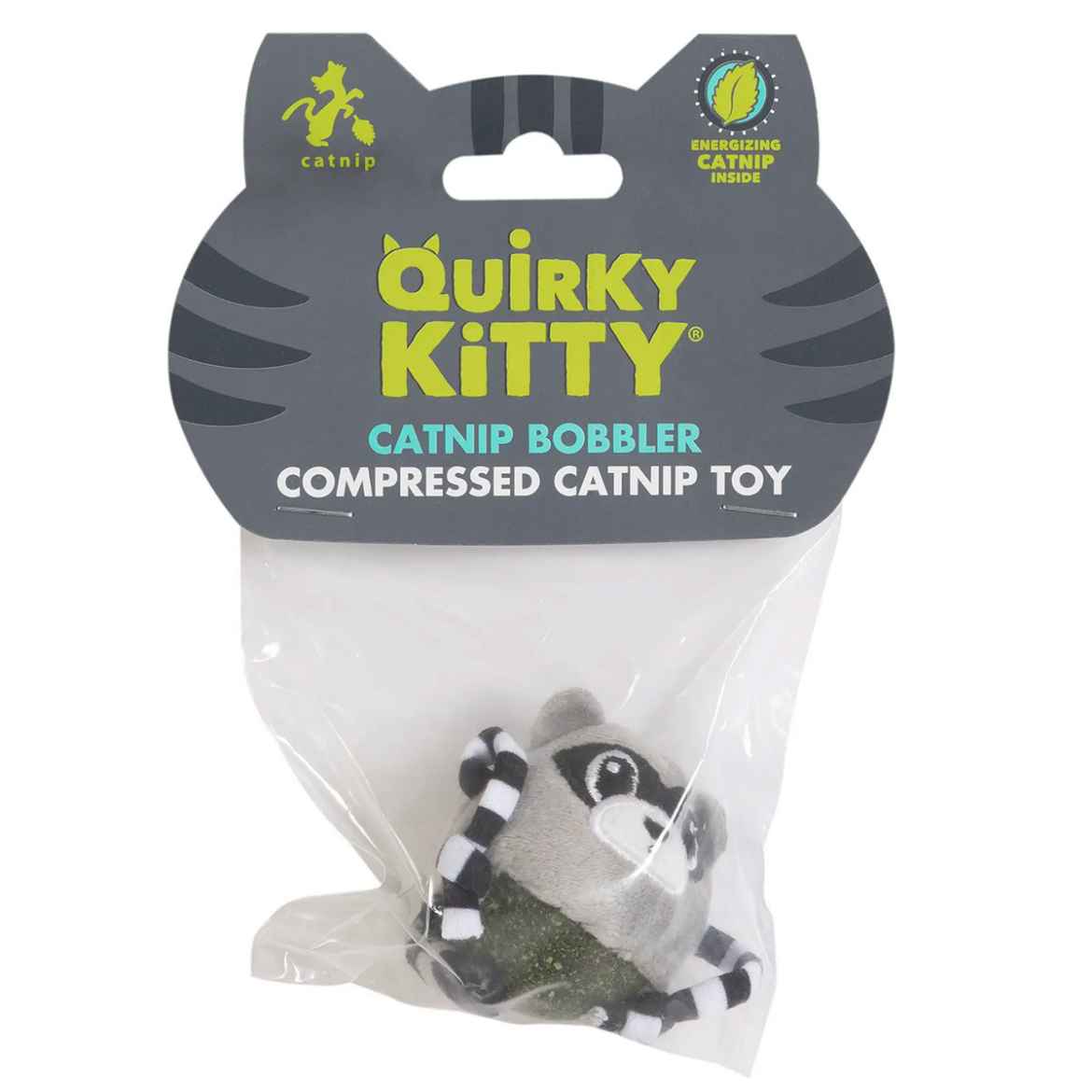 Picture of TOY CAT QUIRKY KITTY Raccoon Catnip Bobbler