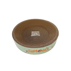 Picture of TOY CAT SIMONS CORRUGATED Bed with Catnip - Round