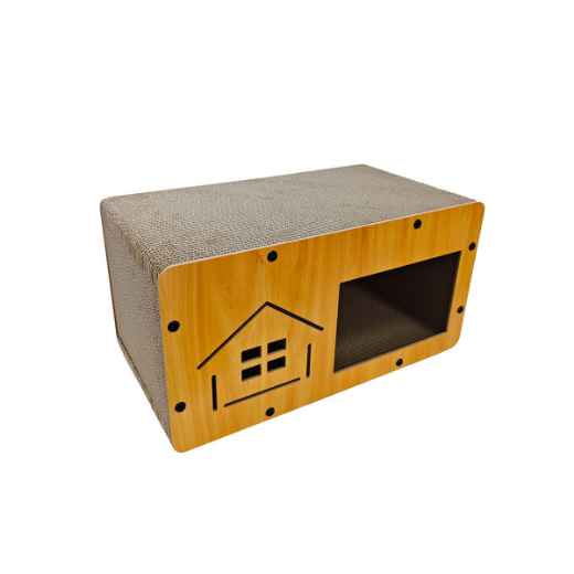Picture of TOY CAT SIMONS CORRUGATED Luxe Cat Chateau with Catnip - House