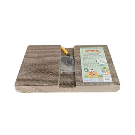 Picture of TOY CAT SIMONS CORRUGATED Luxe Cat Chateau with Catnip - Cloud