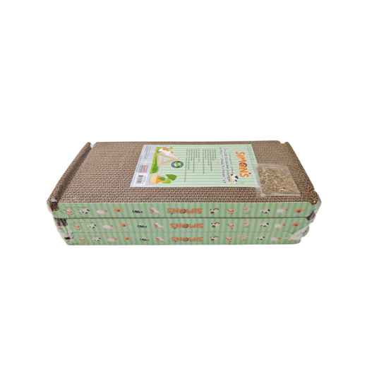 Picture of TOY CAT SIMONS CORRUGATED Tri-Cat Scratcher Lounger with Catnip