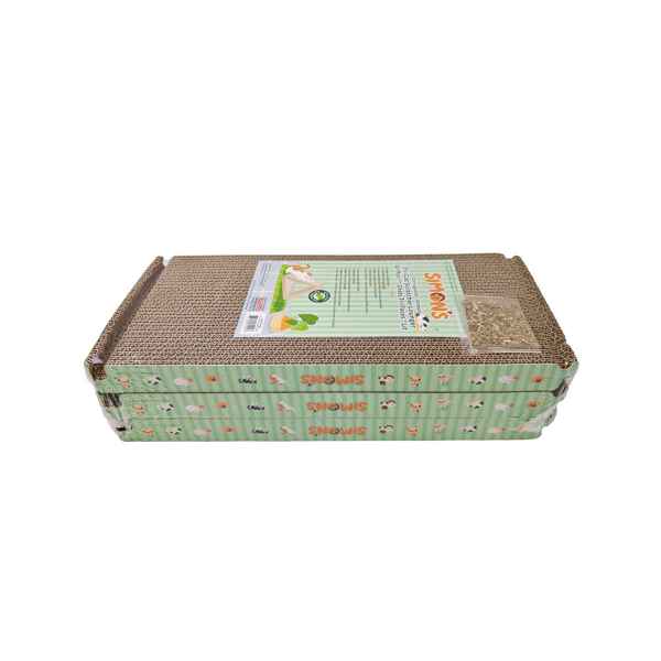 Picture of TOY CAT SIMONS CORRUGATED Tri-Cat Scratcher Lounger with Catnip