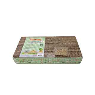 Picture of TOY CAT SIMONS CORRUGATED Wave Scratcher Medium with Catnip - 2/pk