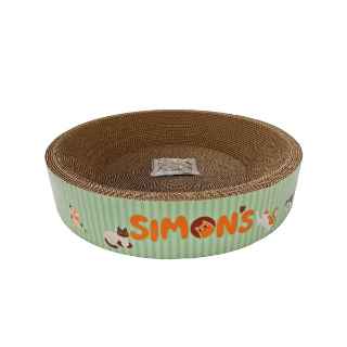 Picture of TOY CAT SIMONS CORRUGATED Bed with Catnip - Round