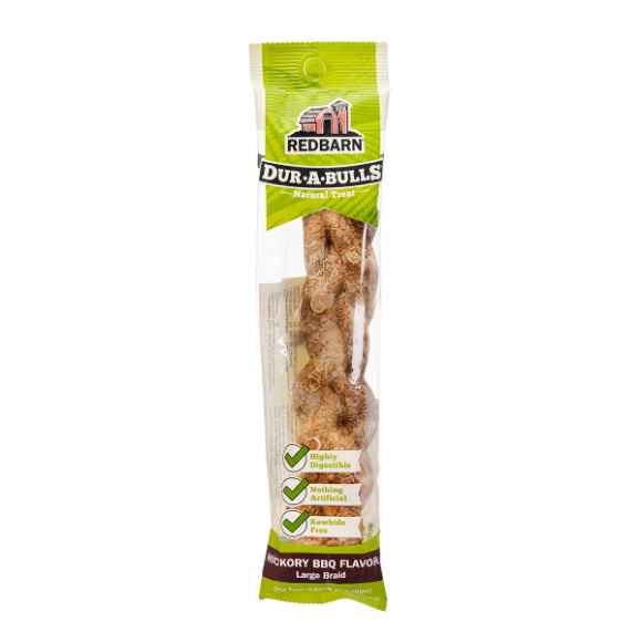 Picture of TREAT CANINE REDBARN DUR-A-BULLS HICKORY BBQ BRAID - Large