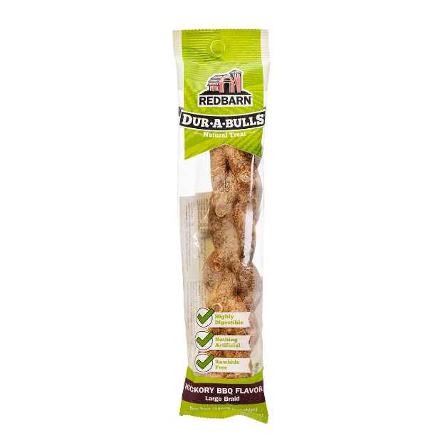 Picture of TREAT CANINE REDBARN DUR-A-BULLS HICKORY BBQ BRAID - Large