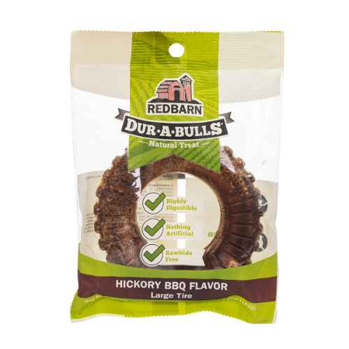 Picture of TREAT CANINE REDBARN DUR-A-BULLS HICKORY BBQ TIRE- Large