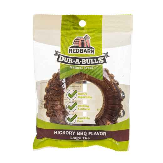 Picture of TREAT CANINE REDBARN DUR-A-BULLS HICKORY BBQ TIRE- Large