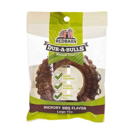 Picture of TREAT CANINE REDBARN DUR-A-BULLS HICKORY BBQ TIRE- Large