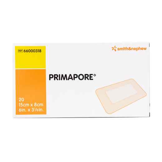 Picture of PRIMAPORE ADHESIVE NON WOVEN DRESSING 15cm x 8cm - 20/box