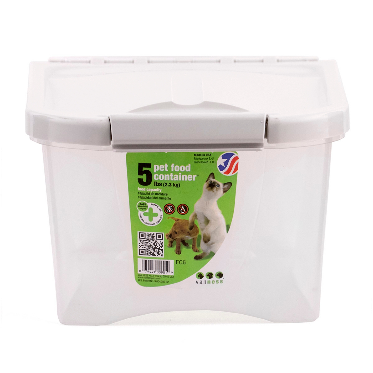 Picture of Vanness Fresh-Tite Pet Treat Container - Holds 5lbs