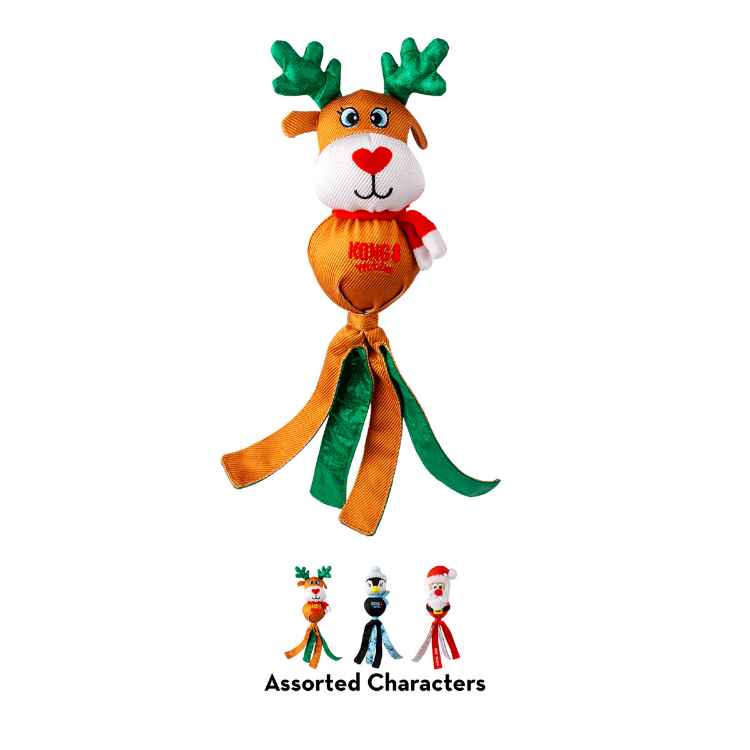 Picture of XMAS HOLIDAY CANINE KONG Wubba Assorted - Large