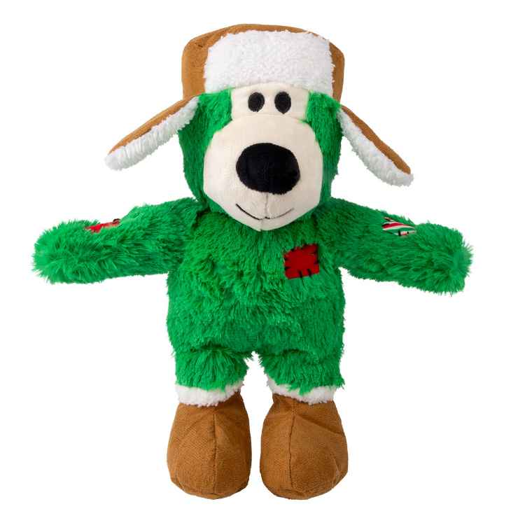 Picture of XMAS HOLIDAY CANINE KONG Wild Knots Bear Assorted - Medium/Large 