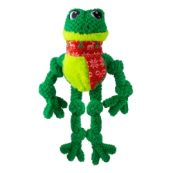 Picture of XMAS HOLIDAY CANINE KONG KNOTS Frog  - Large/X Large 