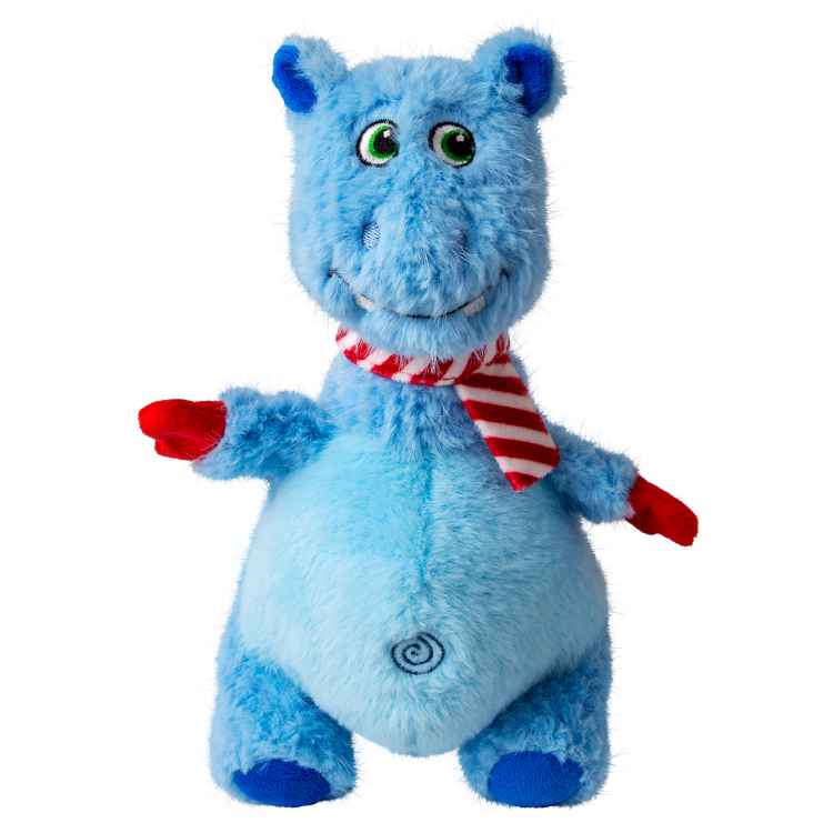 Picture of XMAS HOLIDAY CANINE KONG KNOTS BELLY Hippo  - Medium/Large 
