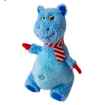 Picture of XMAS HOLIDAY CANINE KONG KNOTS BELLY Hippo  - Medium/Large 