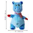 Picture of XMAS HOLIDAY CANINE KONG KNOTS BELLY Hippo  - Medium/Large 