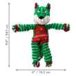 Picture of XMAS HOLIDAY CANINE KONG FLOPPY Fox  - Small/Medium 