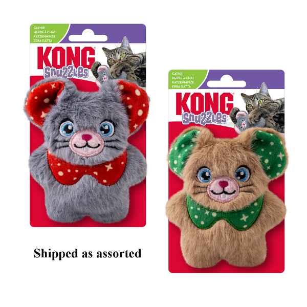 Picture of XMAS HOLIDAY KONG CAT Snuzzles Assorted - Mouse