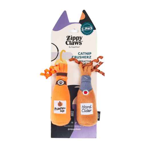Picture of HALLOWEEN TOY FELINE ZIPPYCLAWS CATNIP CRUSHERZ – 2/pk 