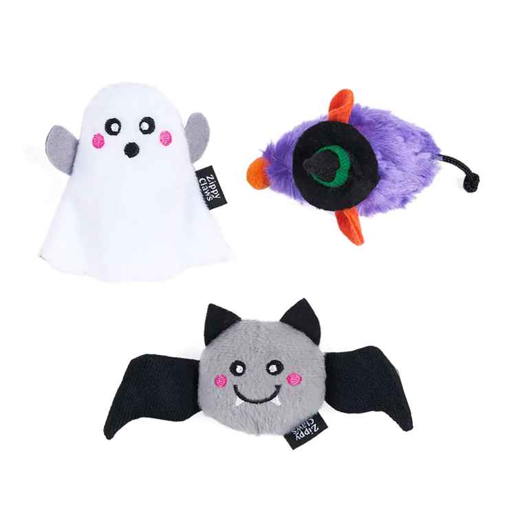 Picture of HALLOWEEN TOY FELINE ZIPPYCLAWS Haunted Critters – 6/pk 