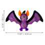 Picture of HALLOWEEN TOY CANINE SHAKERS SHIMMY BAT - Medium 