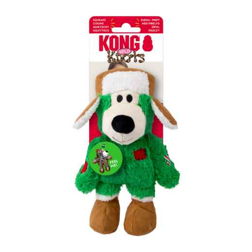 Picture of XMAS HOLIDAY CANINE KONG Wild Knots Bear Assorted - Small/Medium 