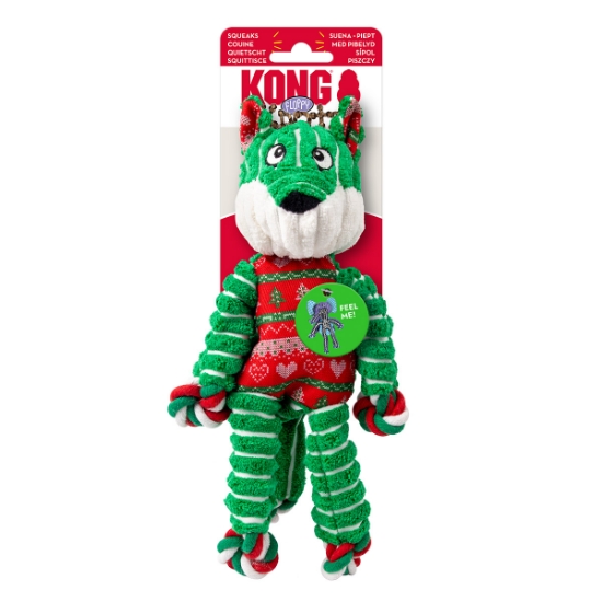 Picture of XMAS HOLIDAY CANINE KONG FLOPPY Fox  - Small/Medium 