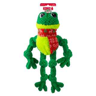 Picture of XMAS HOLIDAY CANINE KONG KNOTS Frog  - Large/X Large 