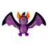 Picture of HALLOWEEN TOY CANINE SHAKERS SHIMMY BAT - Medium 