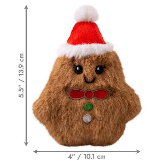 Picture of XMAS HOLIDAY CANINE KONG Snuzzles Mini Gingerbread - X Small 