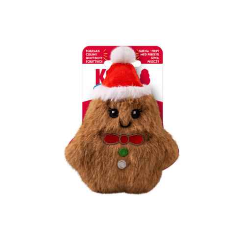 Picture of XMAS HOLIDAY CANINE KONG Snuzzles Mini Gingerbread - X Small 