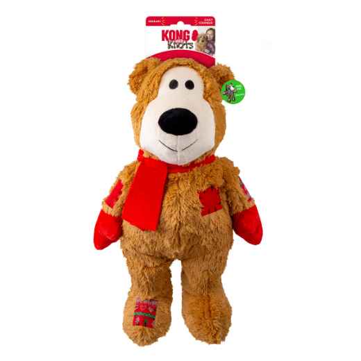 Picture of XMAS HOLIDAY CANINE KONG Wild Knots Bear Assorted - X Large 