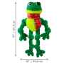 Picture of XMAS HOLIDAY CANINE KONG KNOTS Frog  - Large/X Large 