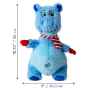 Picture of XMAS HOLIDAY CANINE KONG KNOTS BELLY Hippo  - Medium/Large 