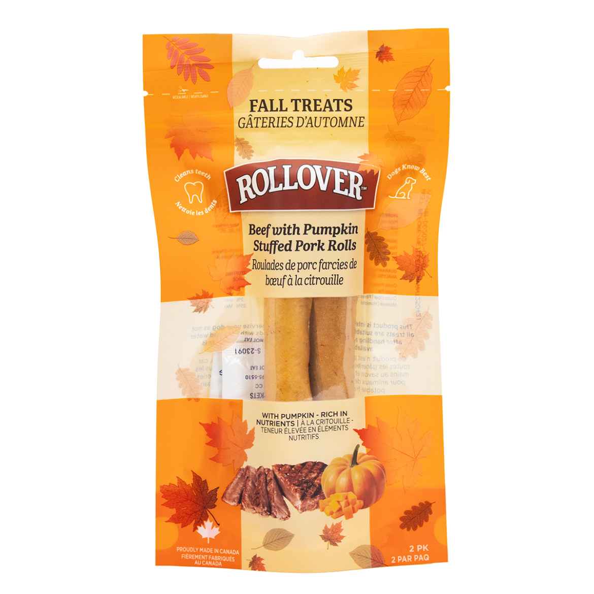 Picture of ROLLOVER BEEF with PUMPKIN STUFFED PORK ROLLS - 2/pk