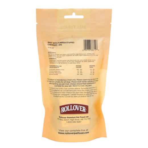 Picture of ROLLOVER BEEF with PUMPKIN STUFFED CHEWBIES - 2/pk