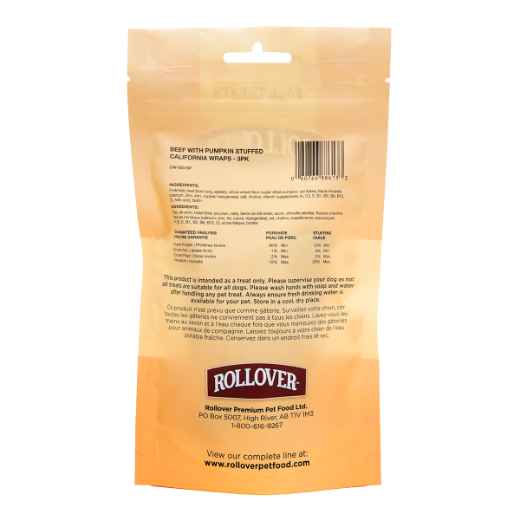 Picture of ROLLOVER CALIFORNIA WRAPS STUFFED with Beef & Pumpkin - 3/pk