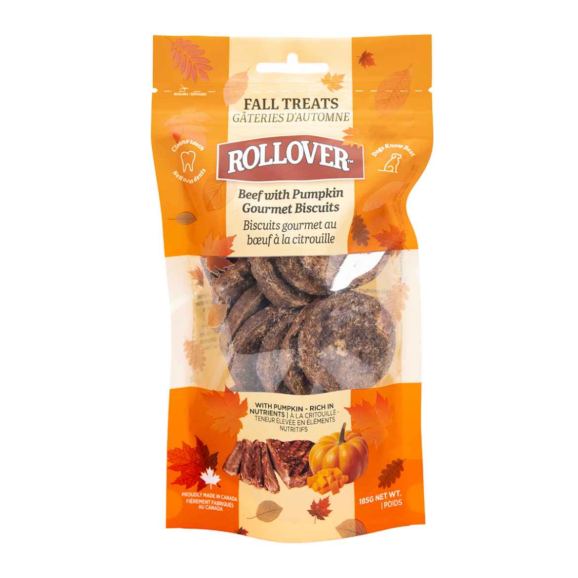 Picture of ROLLOVER GOURMET BISCUITS Beef with Pumpkin - 185g