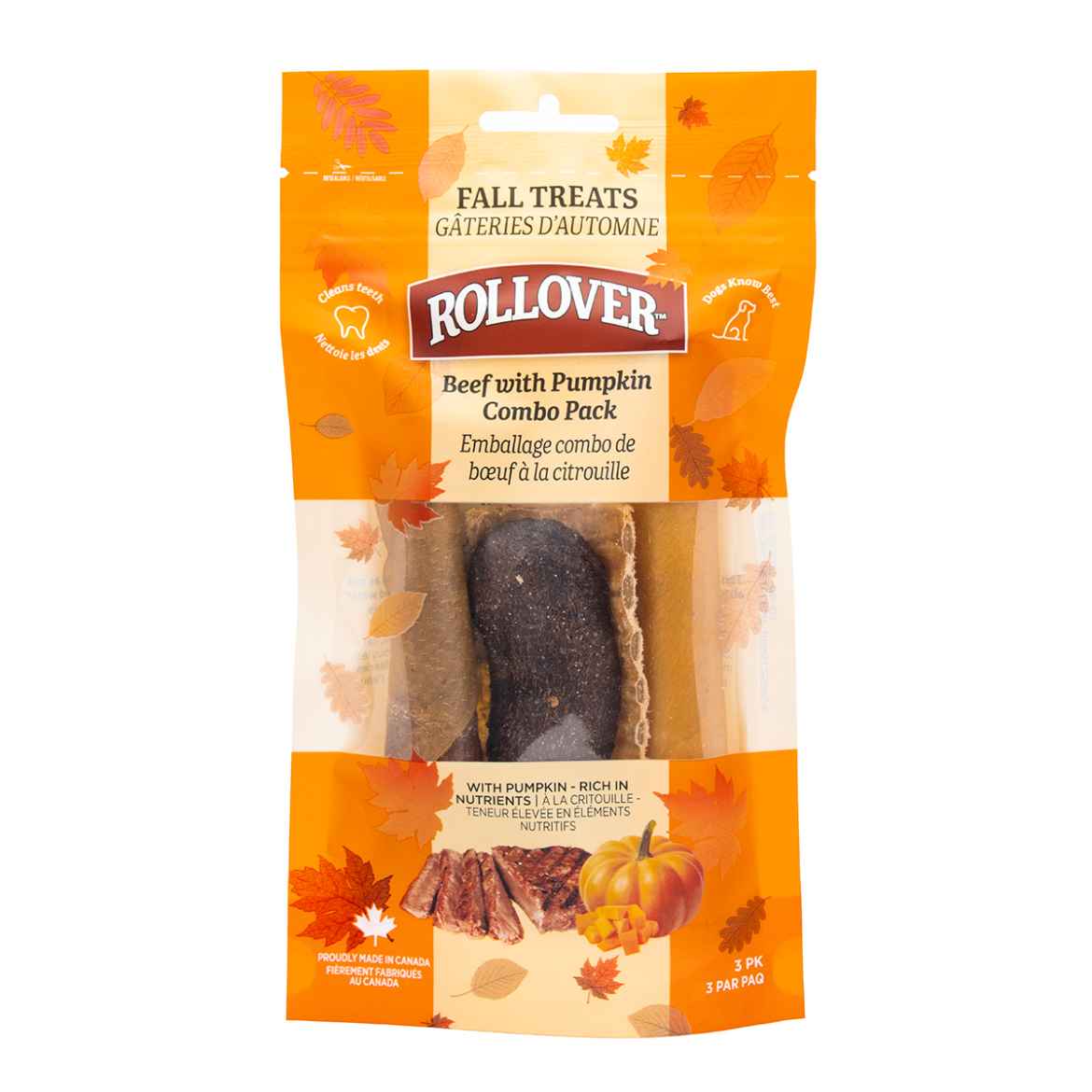 Picture of ROLLOVER BEEF with PUMPKIN COMBO PACK - 3/pk