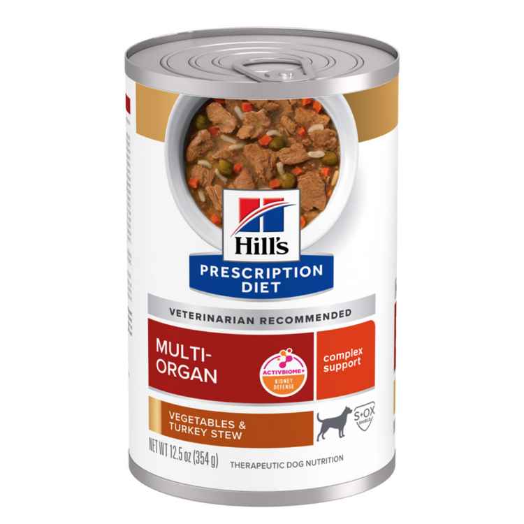 Picture of CANINE HILLS MULTI ORGAN SUPPORT TURKEG & VEG STEW - 12 x 354gm cans