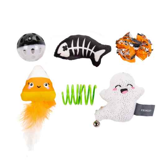 Picture of HALLOWEEN TOY FELINE FS MULTIPACK SWEET TREATS, SPOOKE FEATS - 6/pk