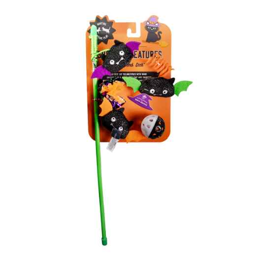 Picture of HALLOWEEN TOY FELINE FS MULTIPACK BLIND AND SEEK TOYS AND WAND - 6/pk