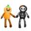 Show details for HALLOWEEN TOY CANINE FS OH MY GOURD PUMPKIN & SKELETON - 2/pk Picture of HALLOWEEN TOY CANINE FS OH MY GOURD PUMPKIN & SKELETON - 2/pk